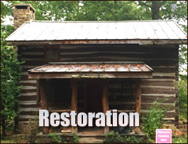 Historic Log Cabin Restoration  Gallipolis, Ohio
